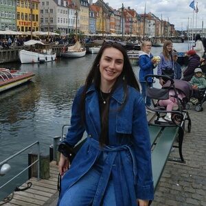 Madewell Denim Trench Coat Small